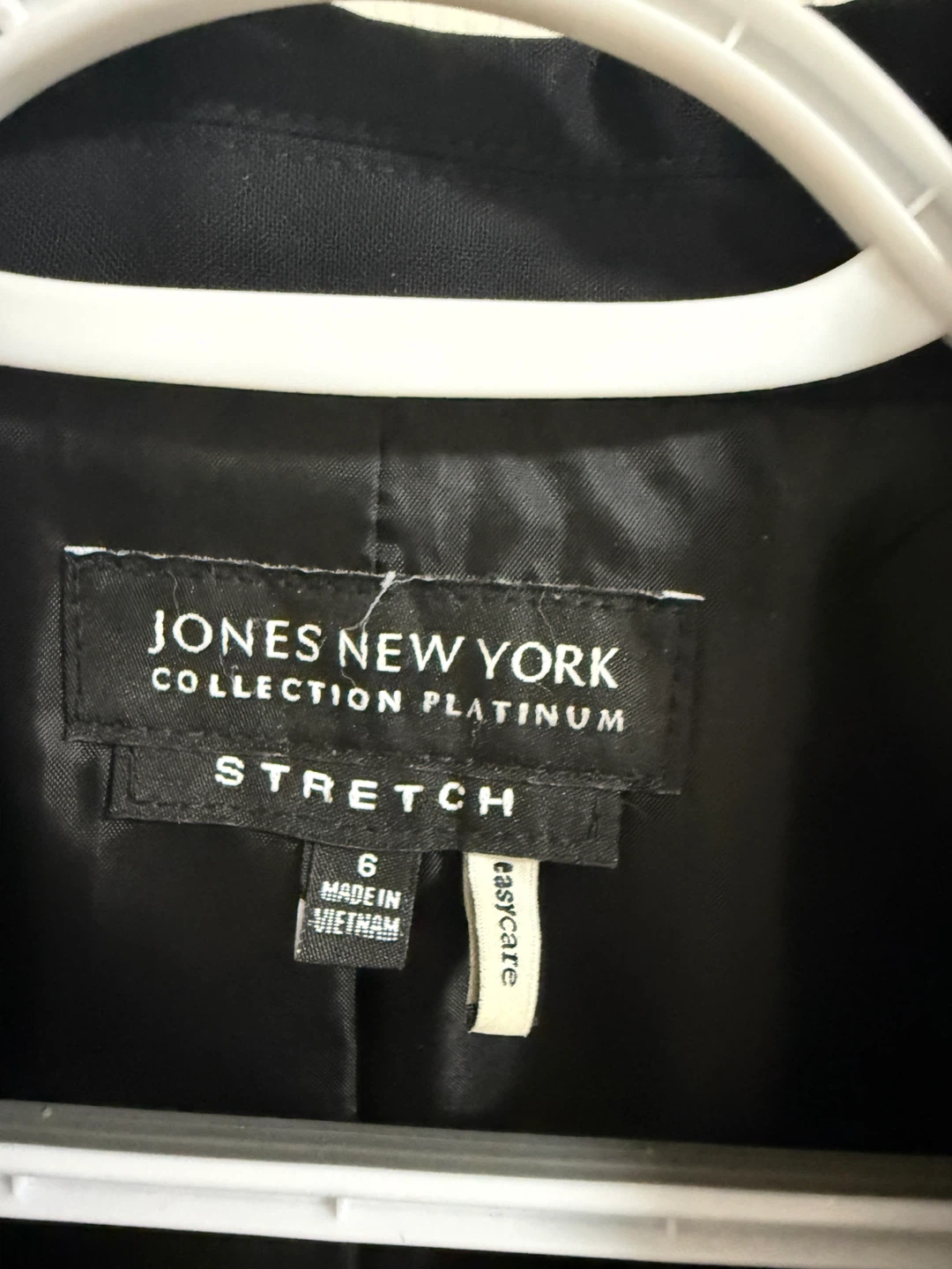 Jones New York Collection Platinum Black Blazer Size 6 - photo 3