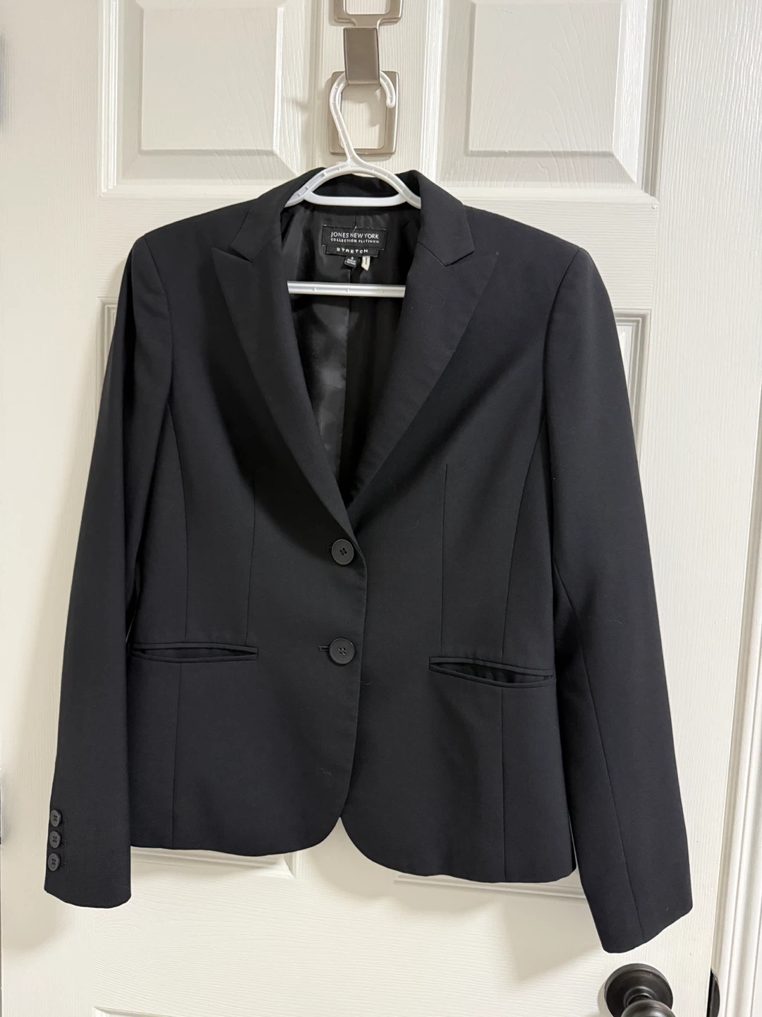Jones New York Collection Platinum Black Blazer Size 6