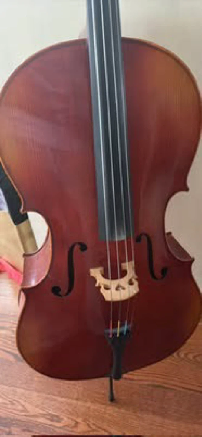 Full Size Cello with Case, Bow, and Music Stand - photo 2