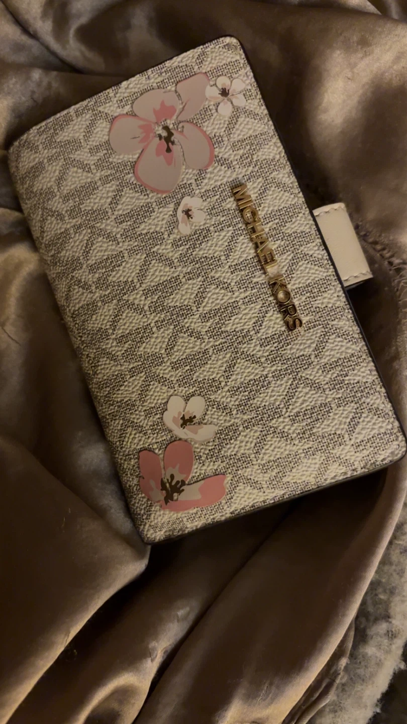 Michael Kors Floral Print Bifold Wallet