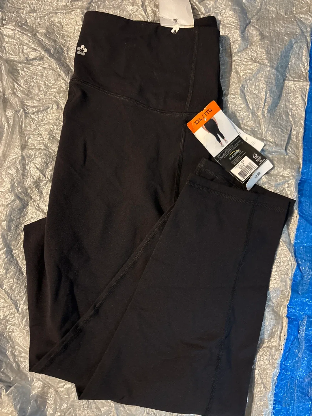 Black Tummy Control Leggings XXL TTG