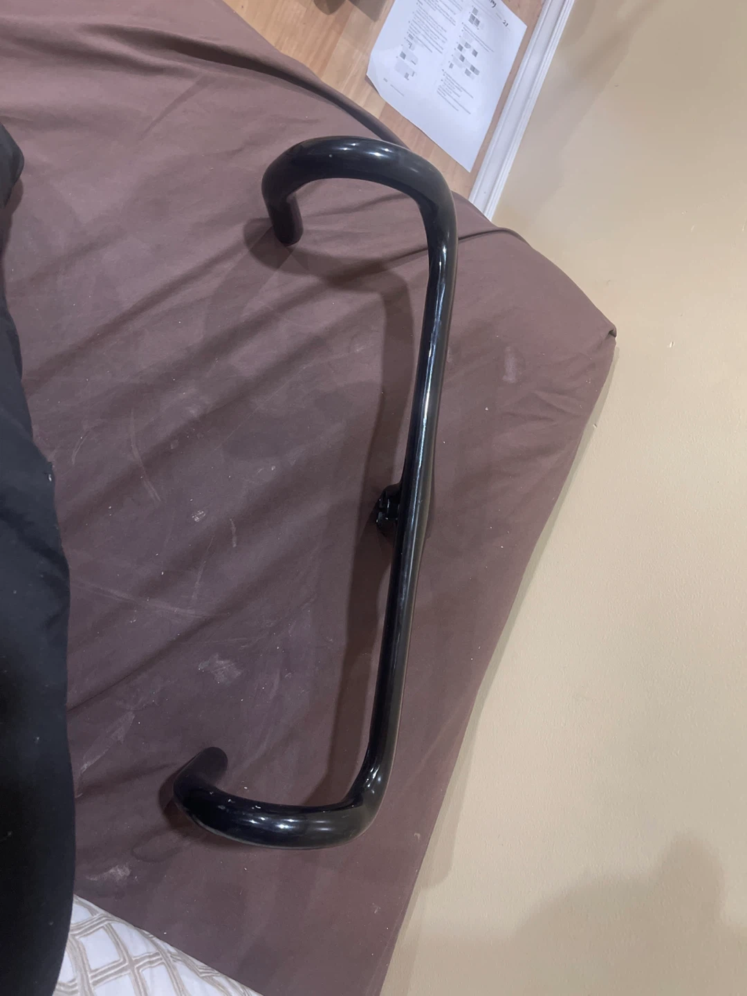 Black Carbon Fiber Bicycle Handlebars - photo 3