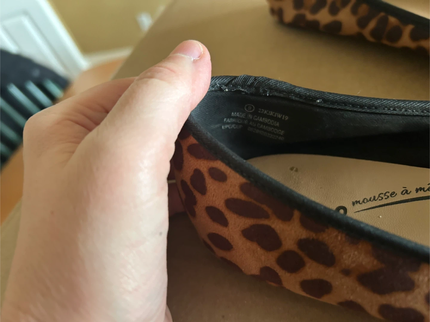 George Leopard Print Ballet Flats - Size 9 - photo 4