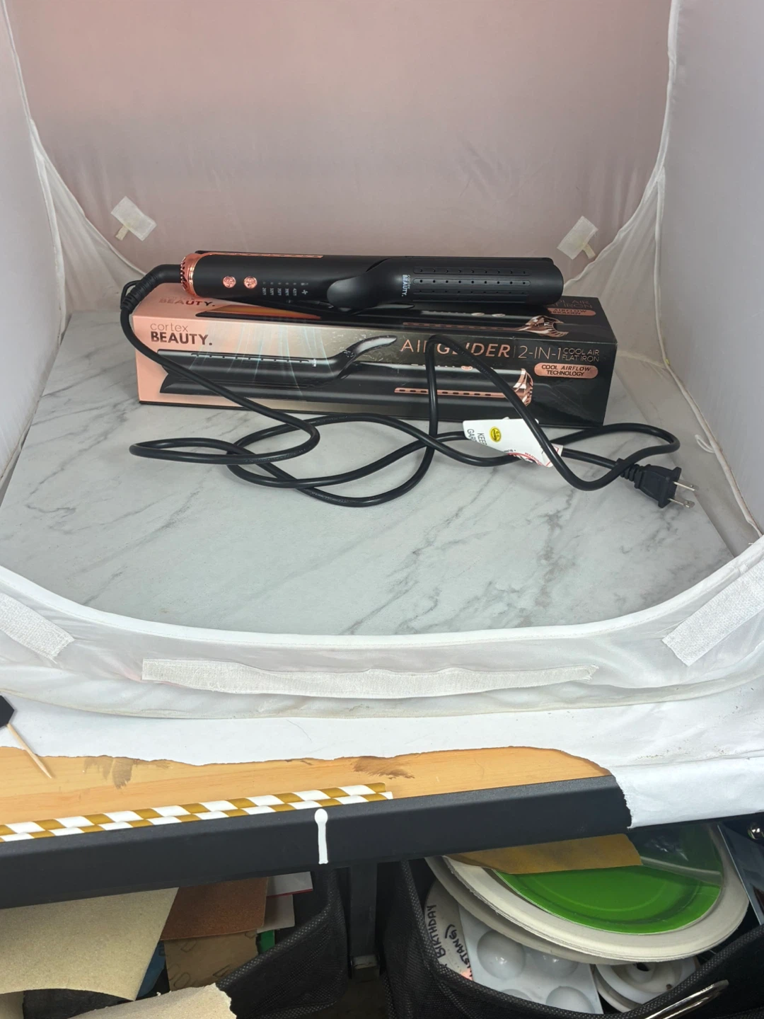 Cortex Beauty Airglider 2-in-1 Cool Air Flat Iron