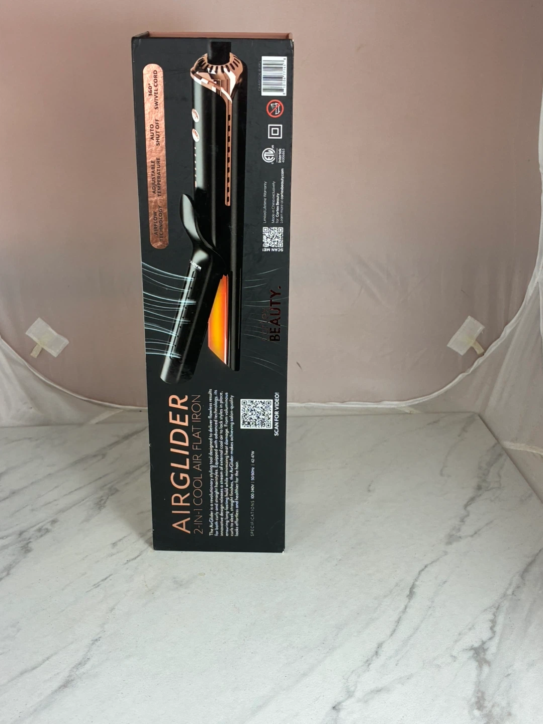 Cortex Beauty Airglider 2-in-1 Cool Air Flat Iron - photo 3