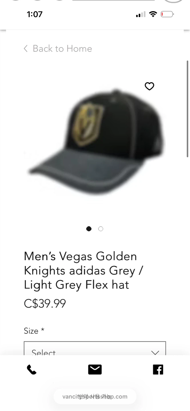 Adidas Vegas Golden Knights Baseball Cap