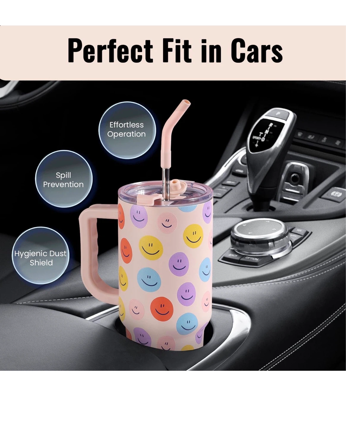 Insulated stainless steel travel mug - photo 3