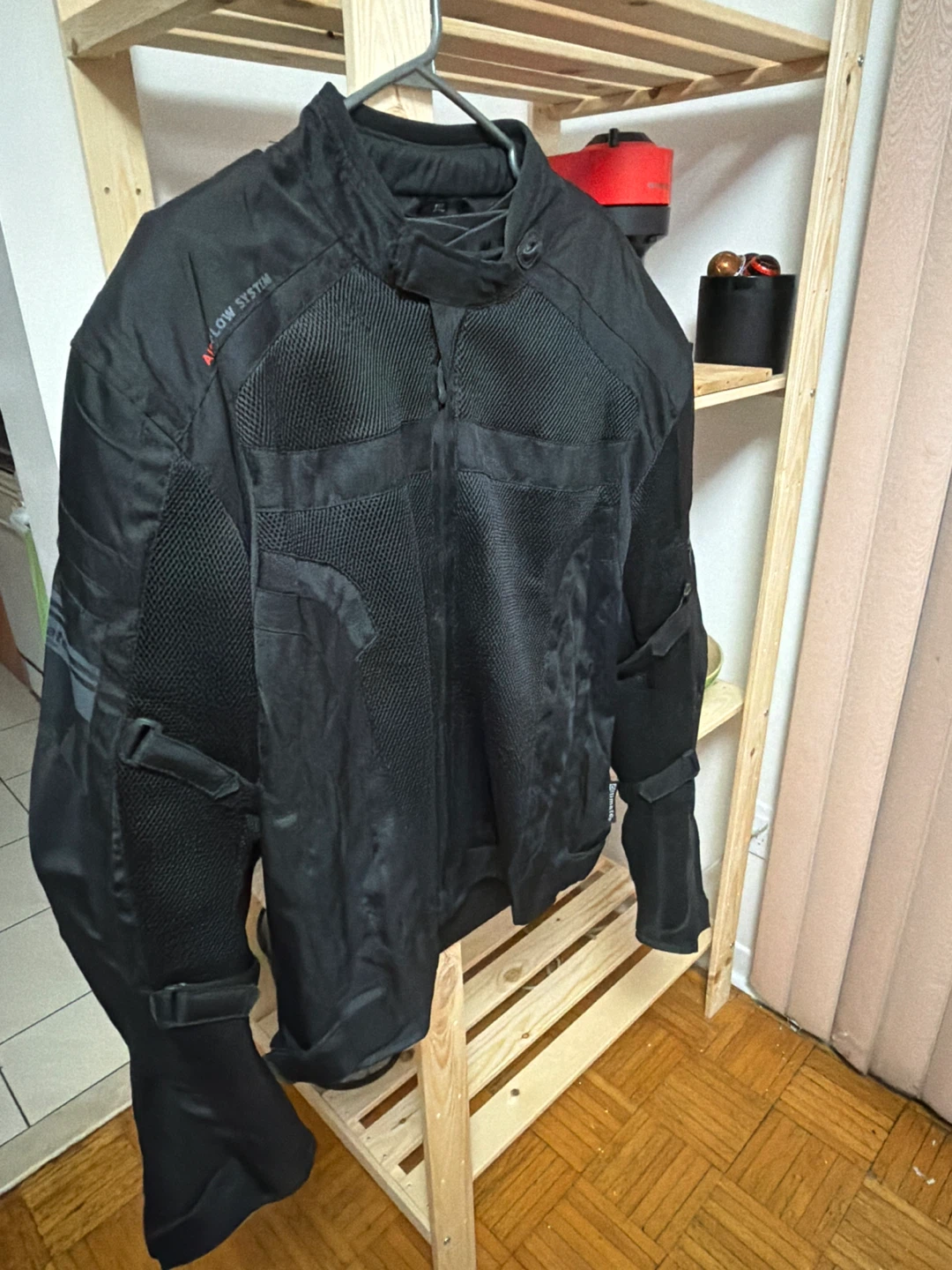 Performance Gear Black Motorcycle Jacket (XL)