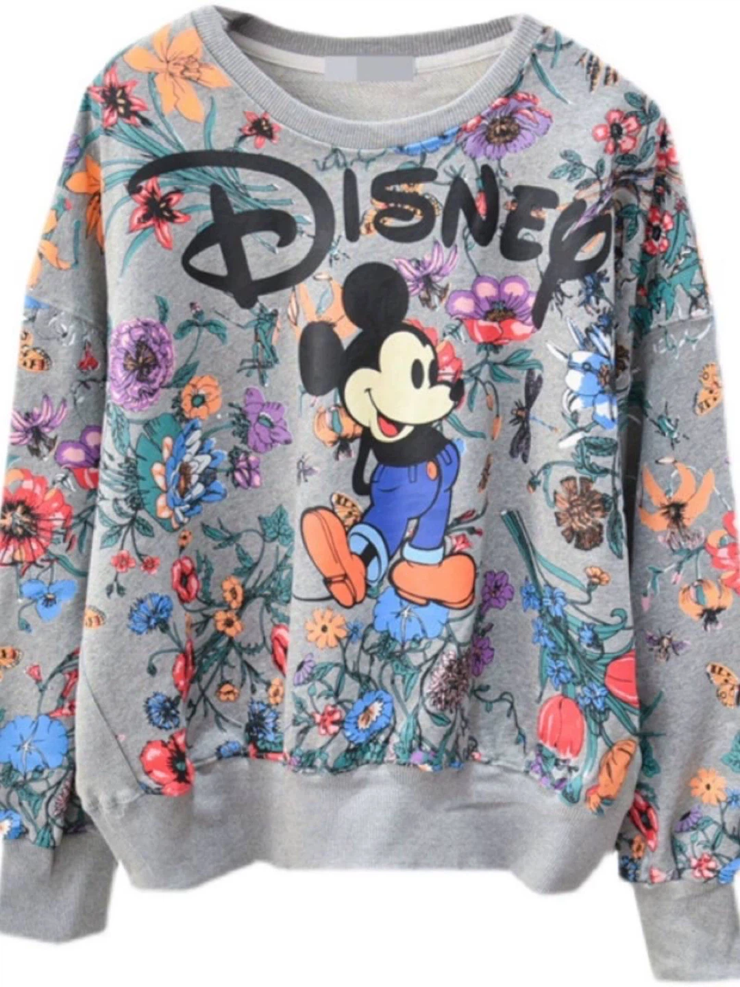 Disney Mickey Mouse Floral Print Sweatshirt - photo 3