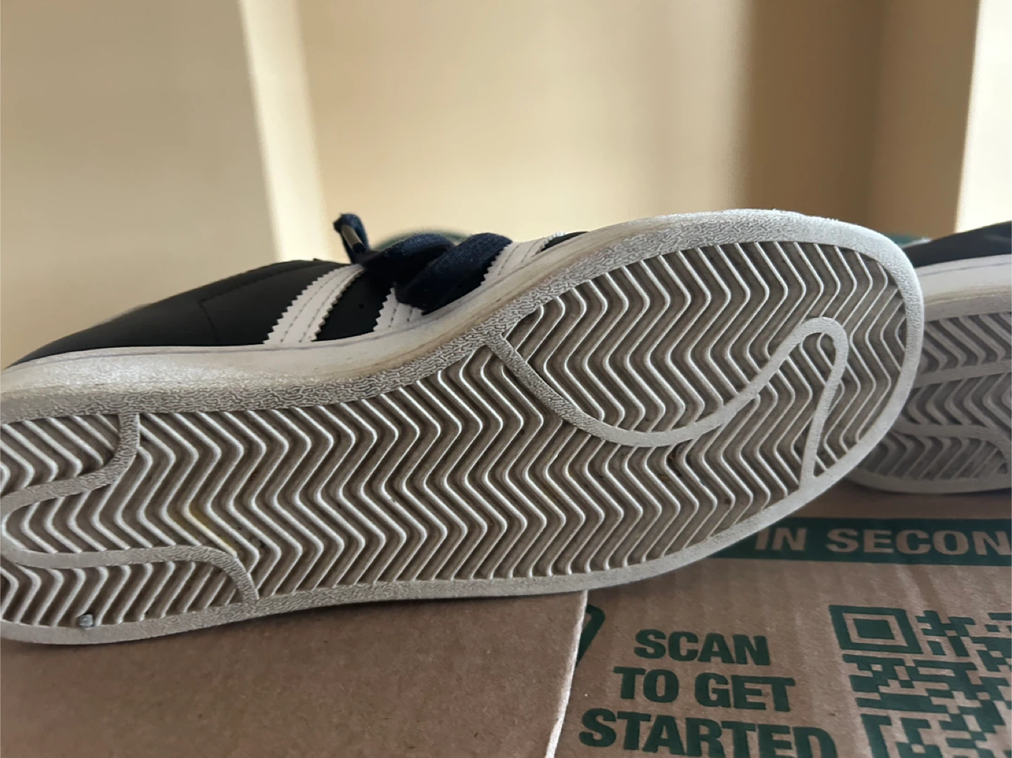 Adidas Superstar Black White Sneakers - photo 4