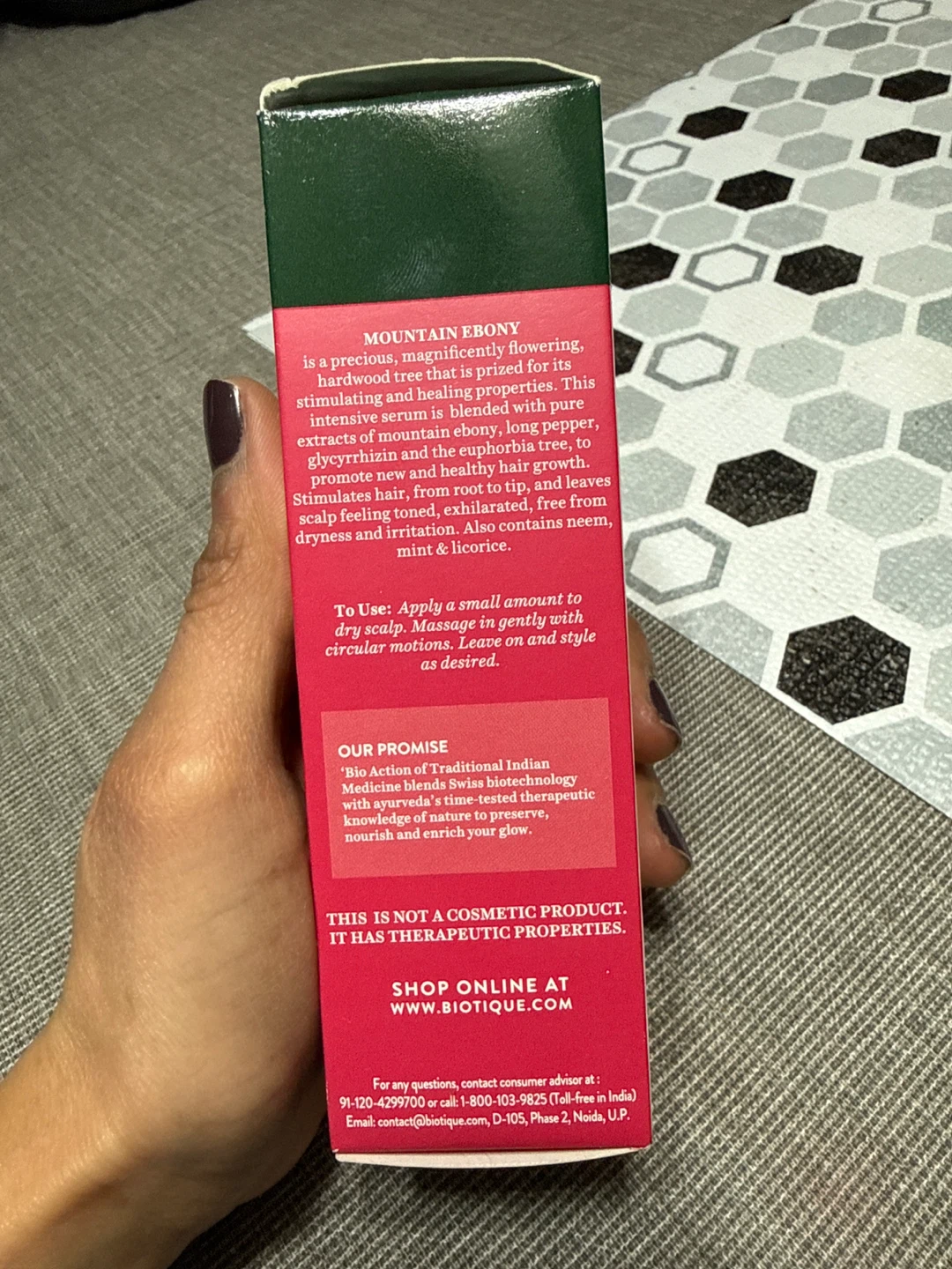 Biotique Mountain Ebony Anti Hair Fall Serum - photo 2