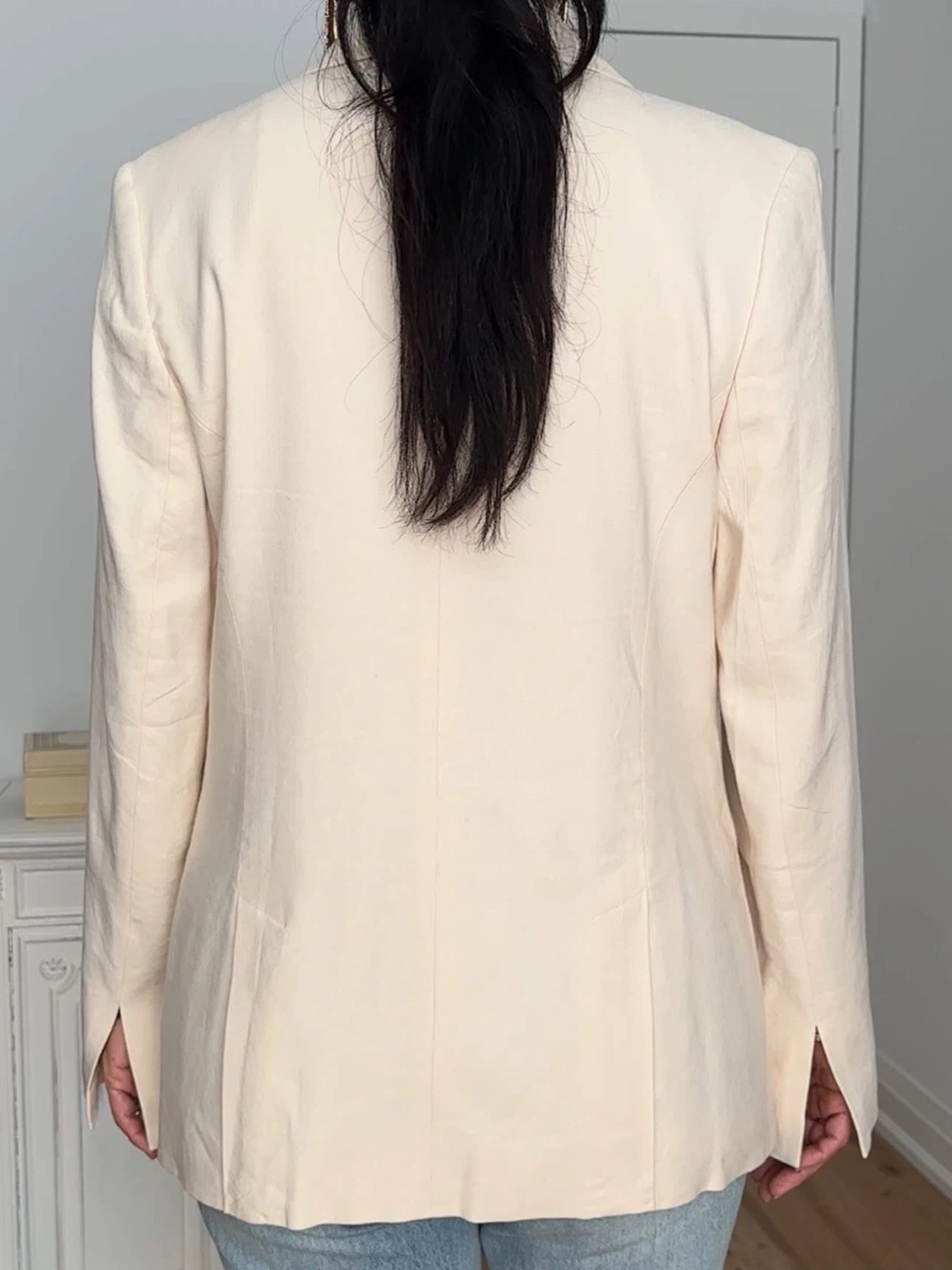Hudson Cream Línen Blazer - photo 4