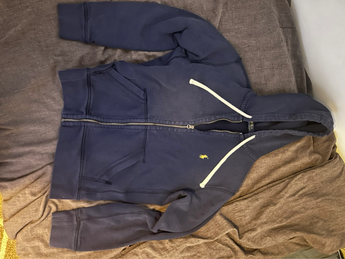 Polo Ralph Lauren Navy Blue Full Zip Hoodie - photo 5
