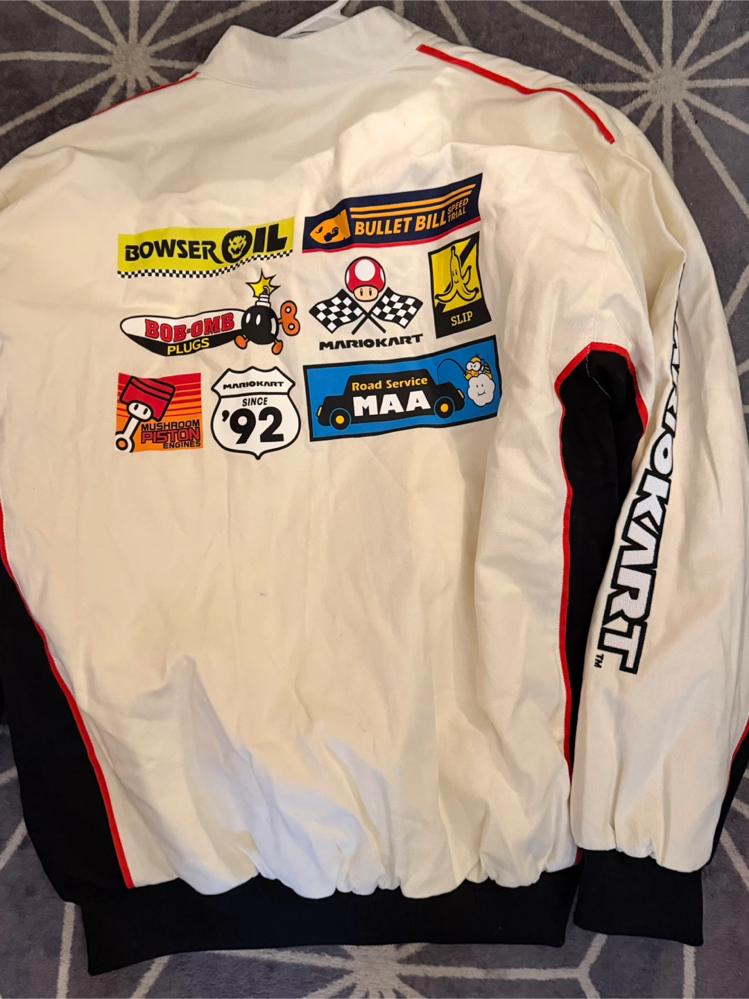 Nintendo Mario Kart Official Licensed Bomber Jacket - photo 3