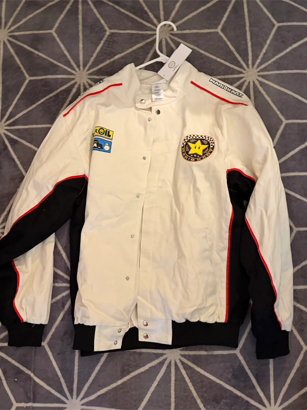 Nintendo Mario Kart Official Licensed Bomber Jacket