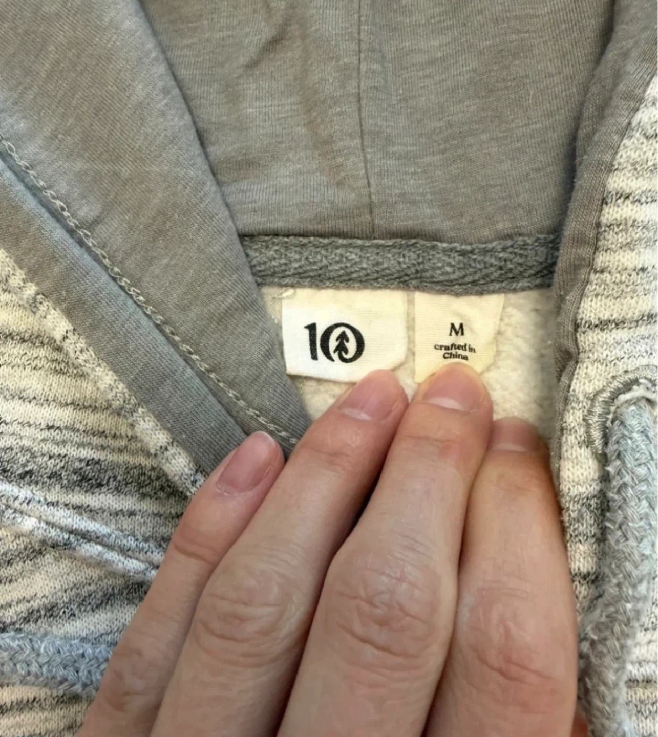 10 Tree Hoodie - Grey Marled - photo 2