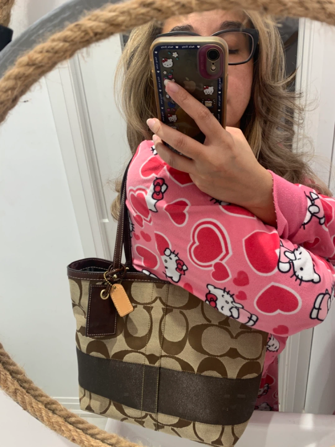 🤎🐻 New Coach Brown Signature  Reversible Tote Bag 🐻🤎 - photo 3