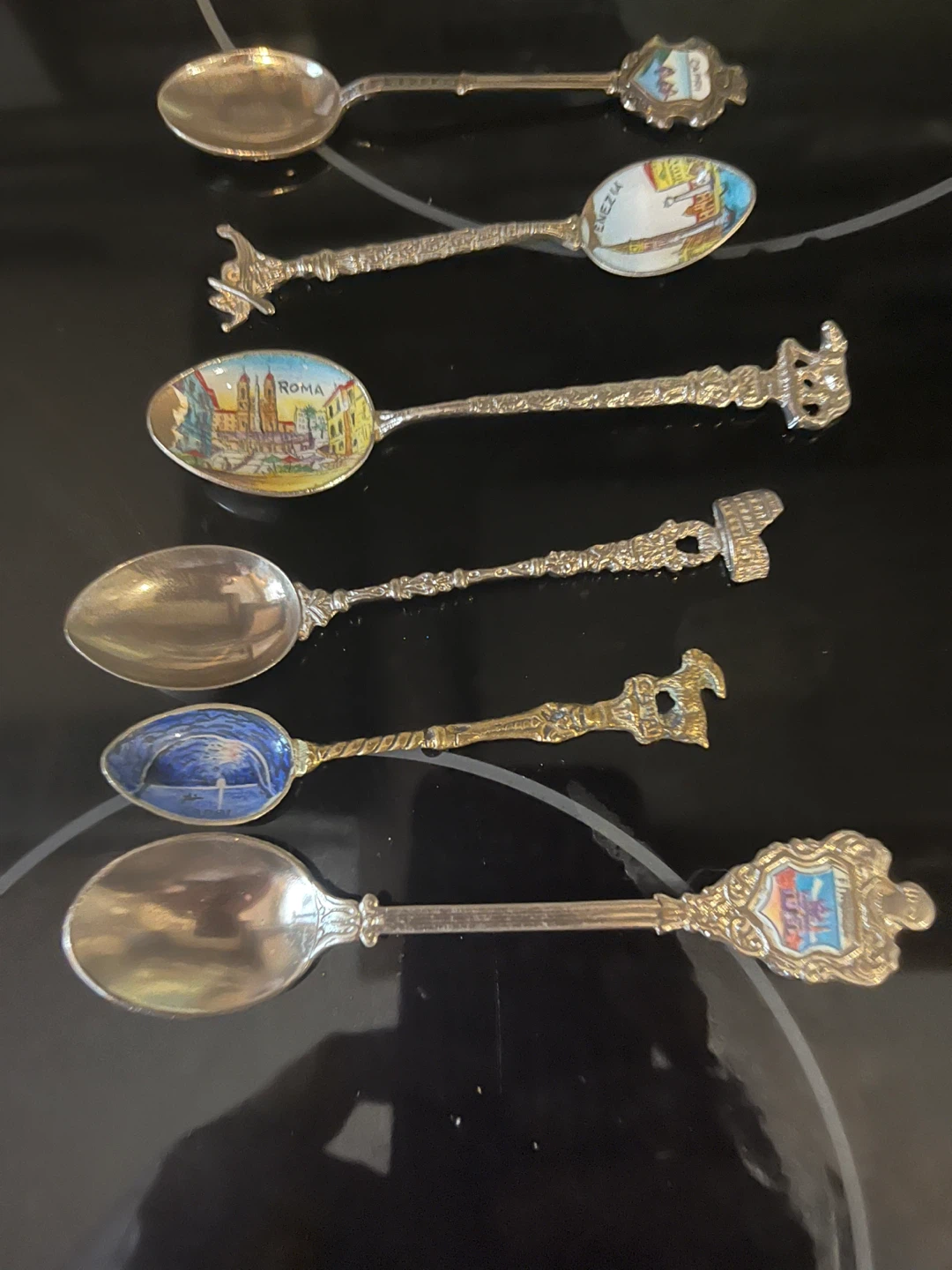 Set of 6 Souvenir Spoons