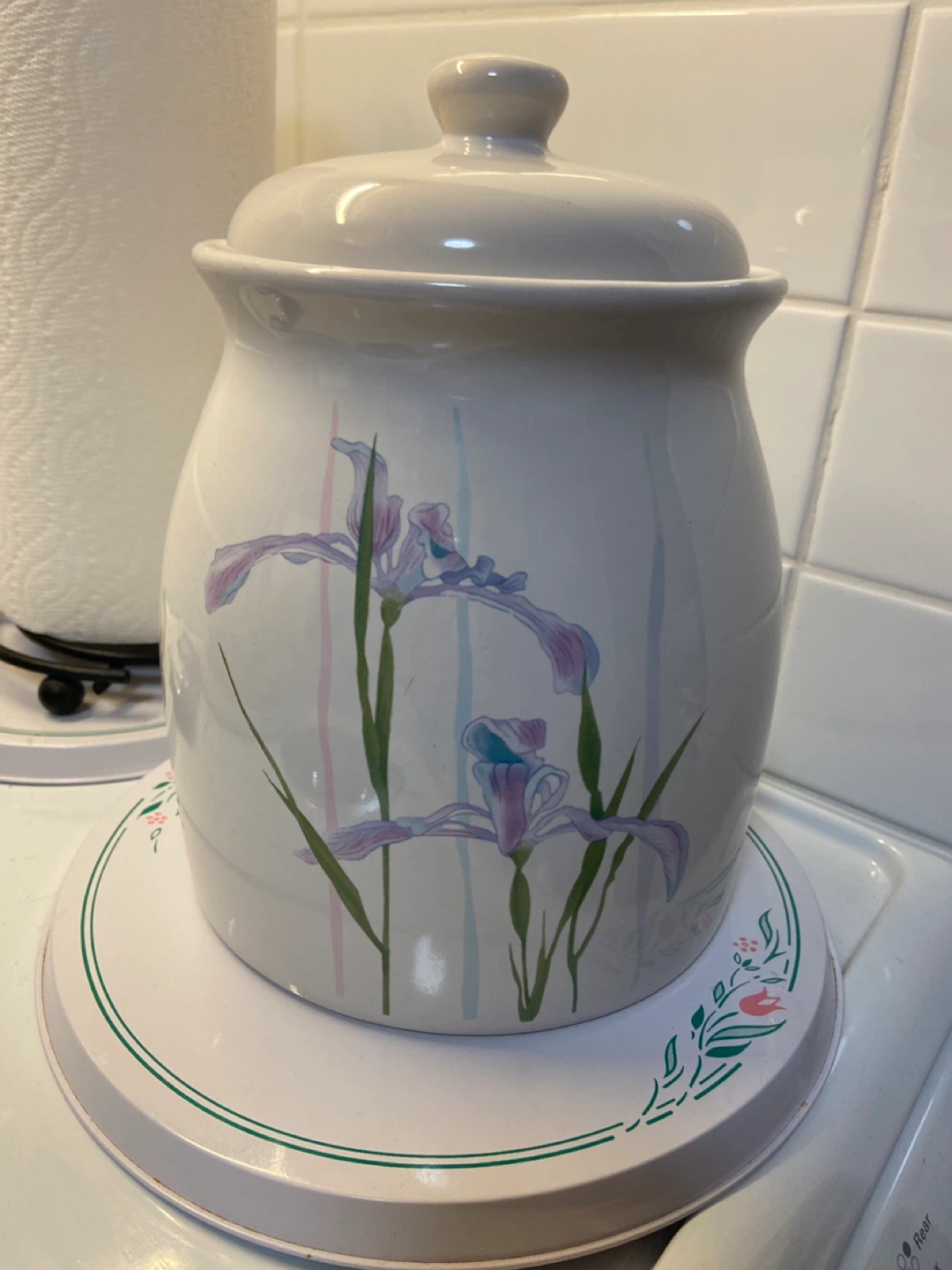 Jay Import Company Ceramic Storage corelle Jar with Lid