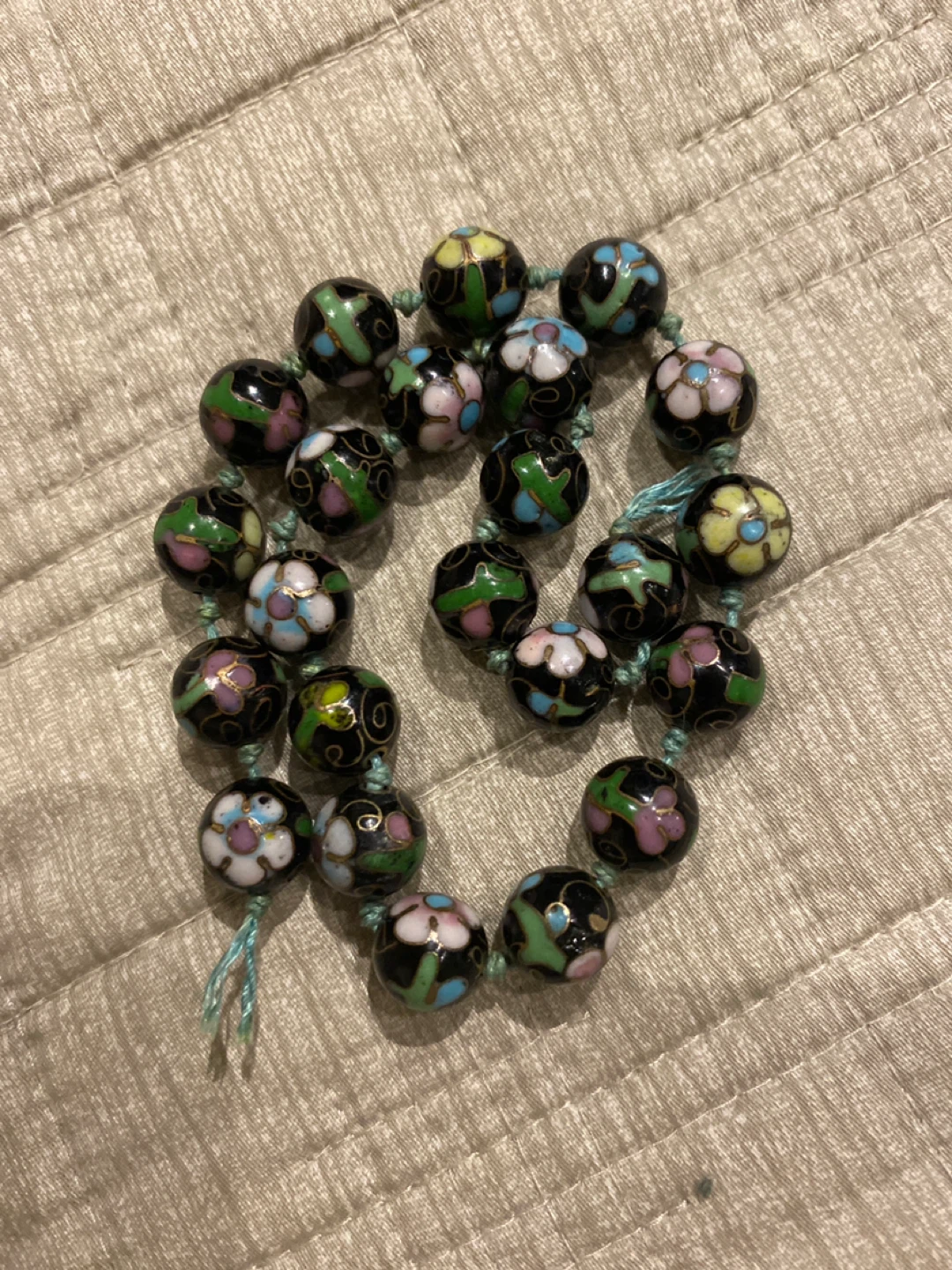 Cloisonné Bead Bracelet - photo 4