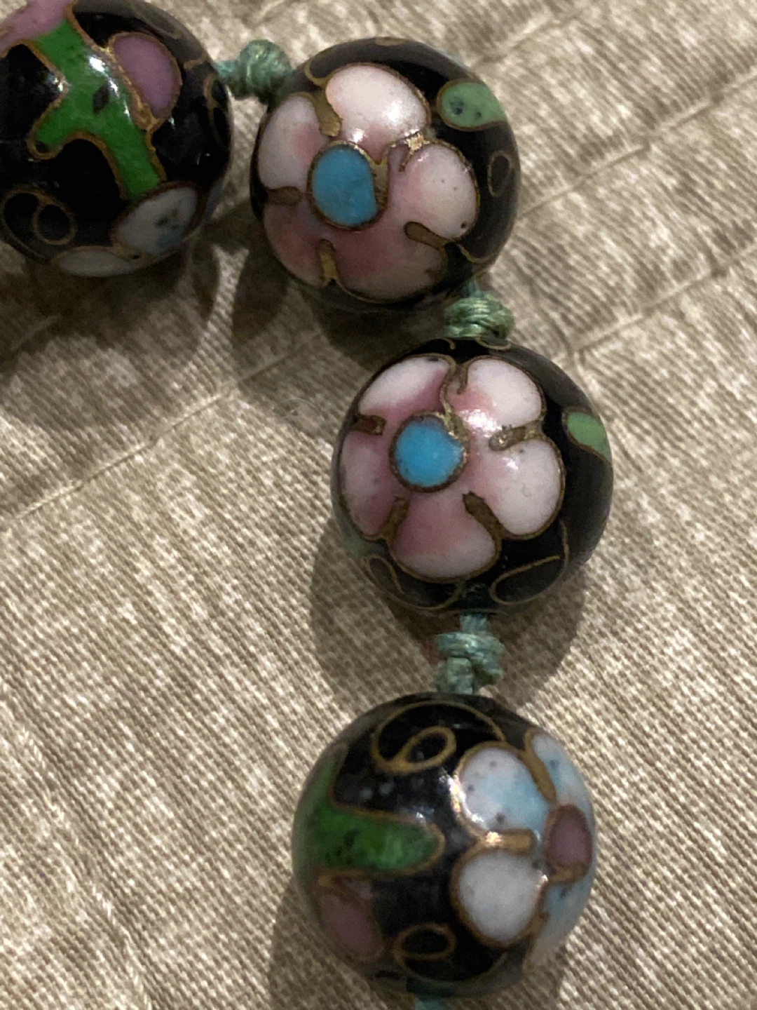 Cloisonné Bead Bracelet - photo 2