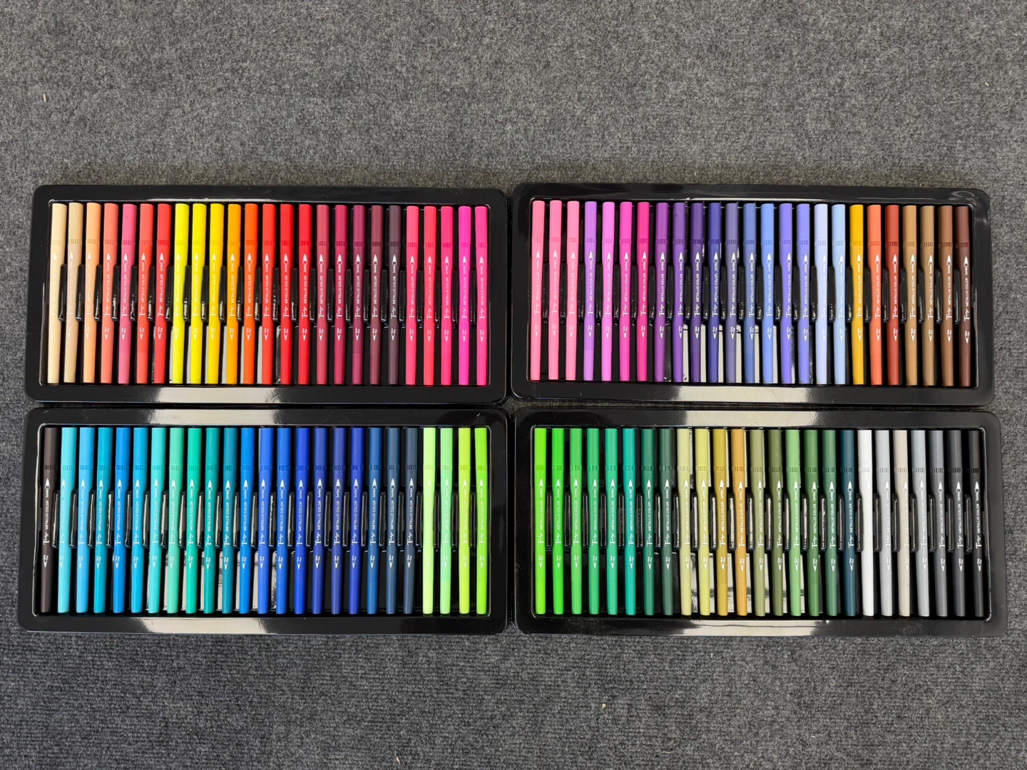 New - 100 Colors Dual Tip Brush Pens - photo 2