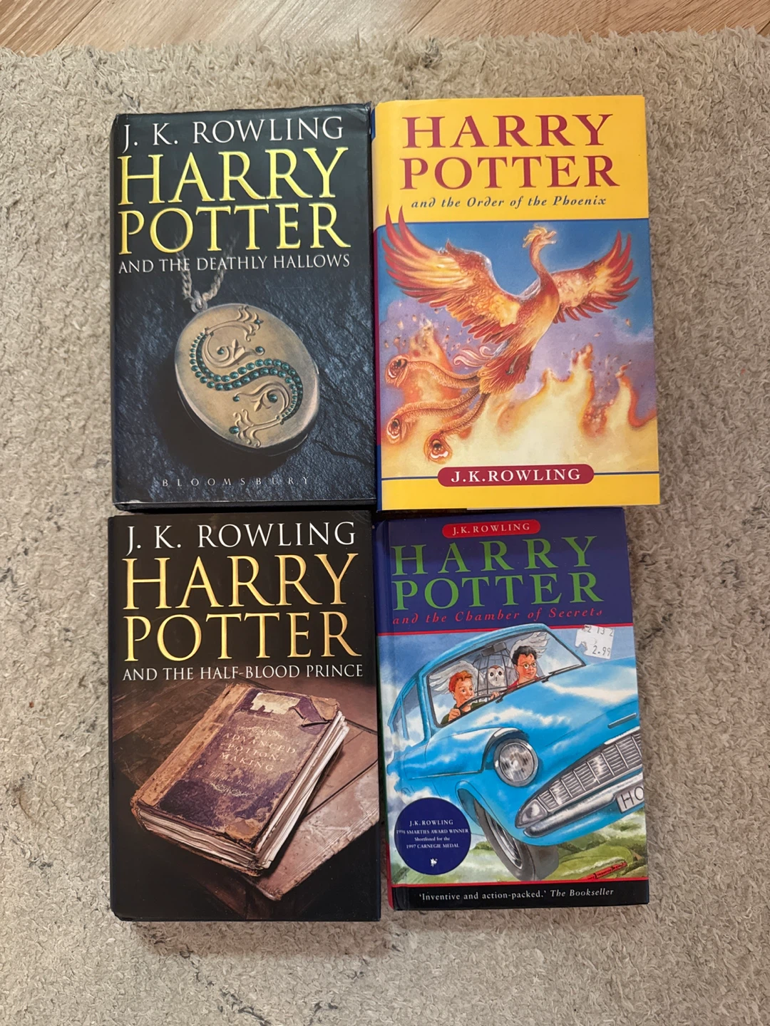 Harry Potter books - hardcover