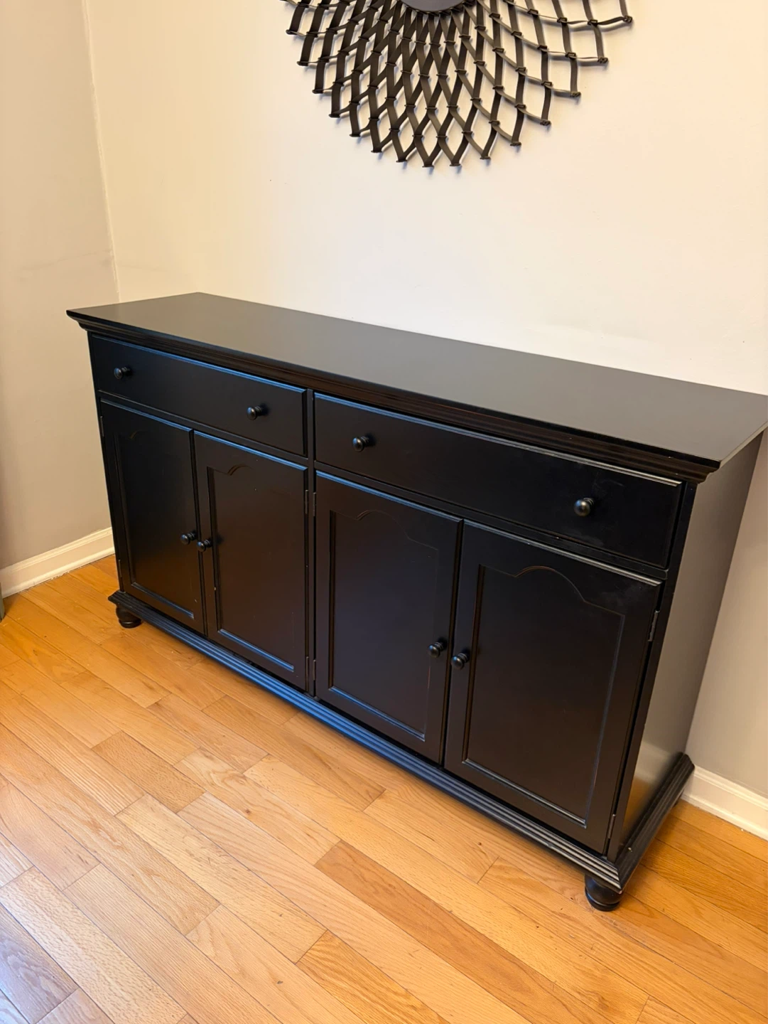 Dark brown Buffet/Sideboard with 4 Doors and 3 Drawers - photo 2