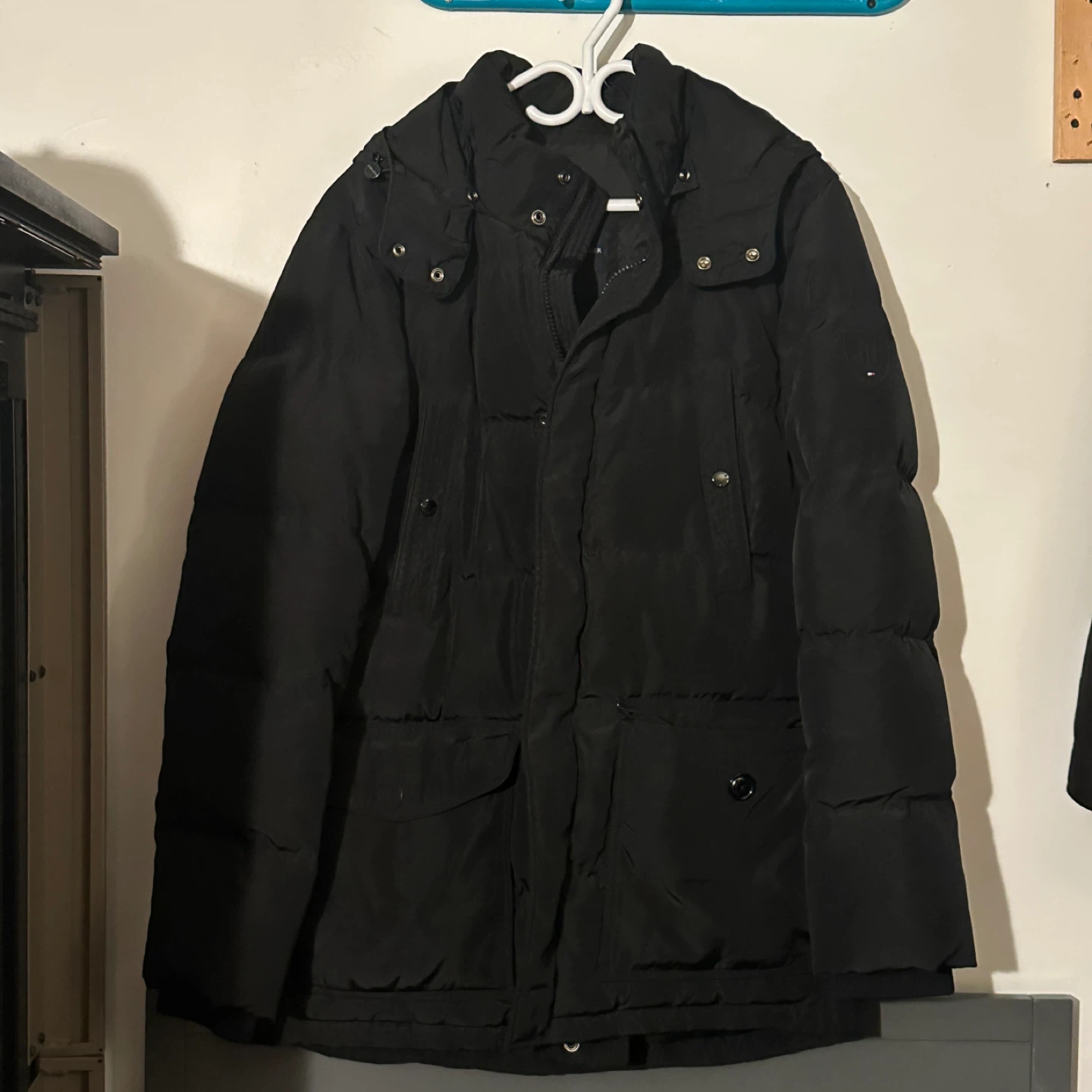 Tommy Hilfiger Black Winter Puffer Jacket XXL