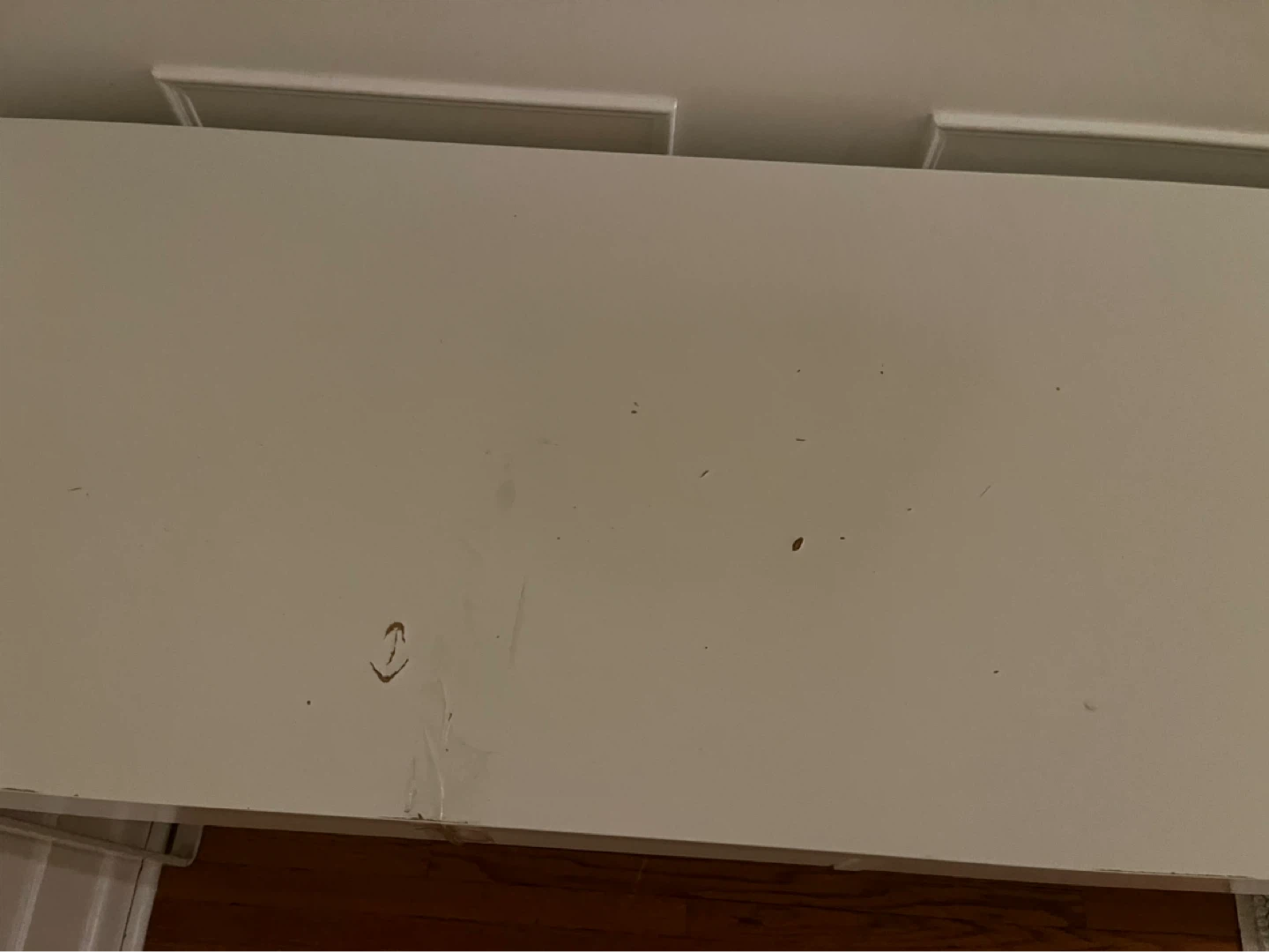 IKEA White Desk with Two Drawers - photo 2