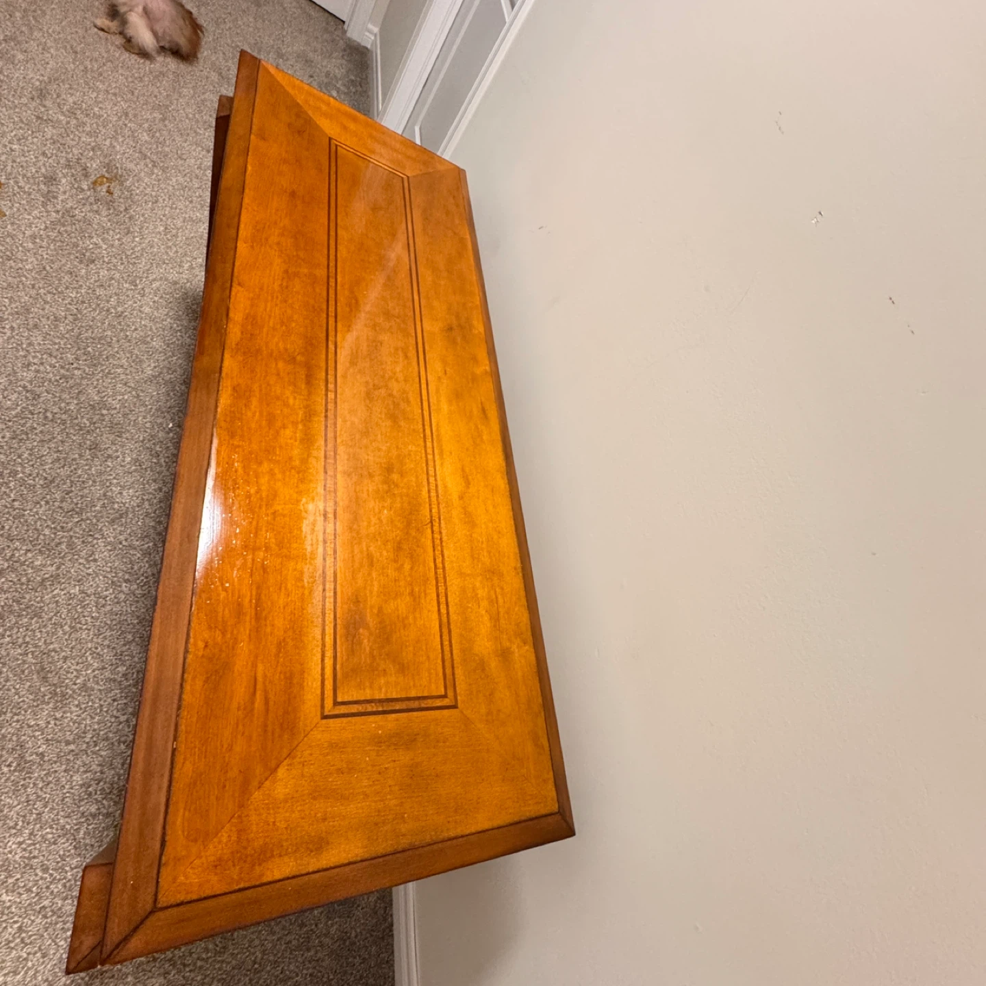 Wooden Console Table with Shelf - photo 5