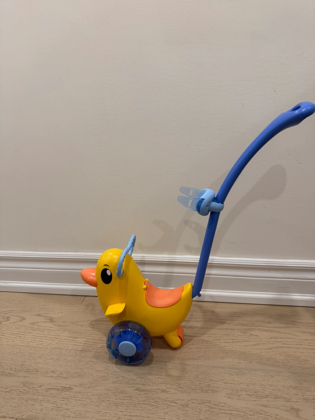 Yellow Duck Push Toy Walker