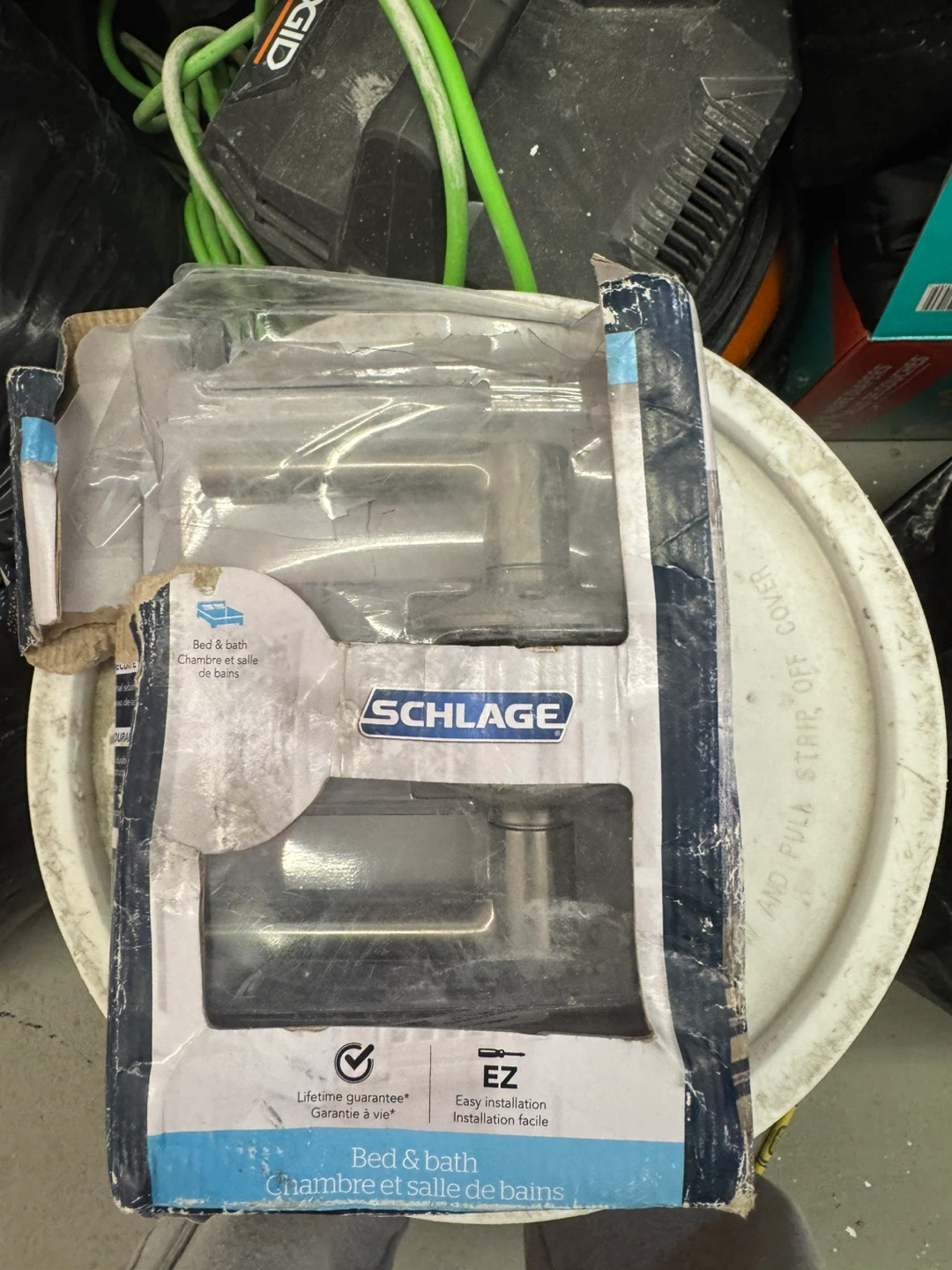 Schlage Bed & Bath Door Handle Set