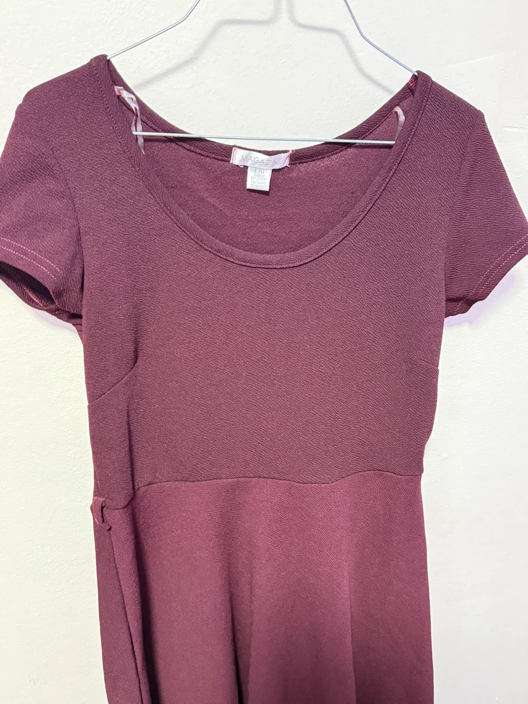 Magazine Women's Burgundy Dress - Large - photo 4