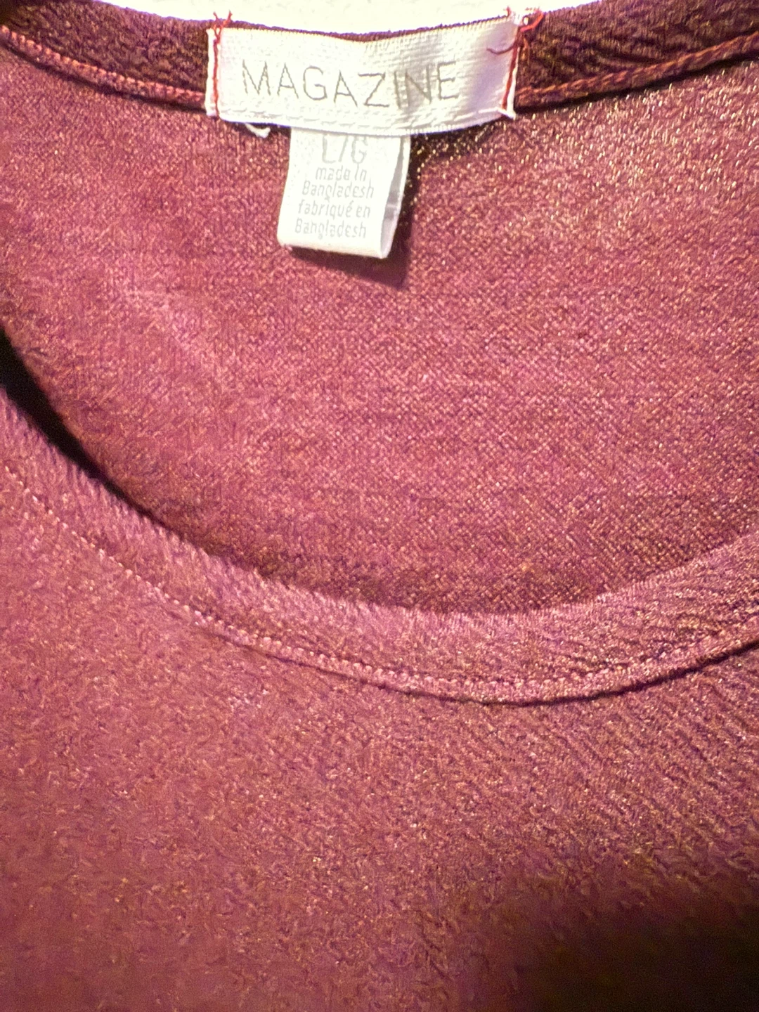 Magazine Women's Burgundy Dress - Large - photo 2