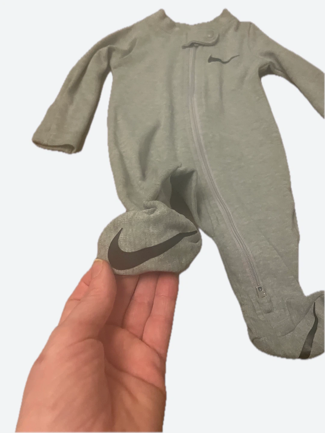Nike Baby Bunting Suit Newborn Grey - photo 3