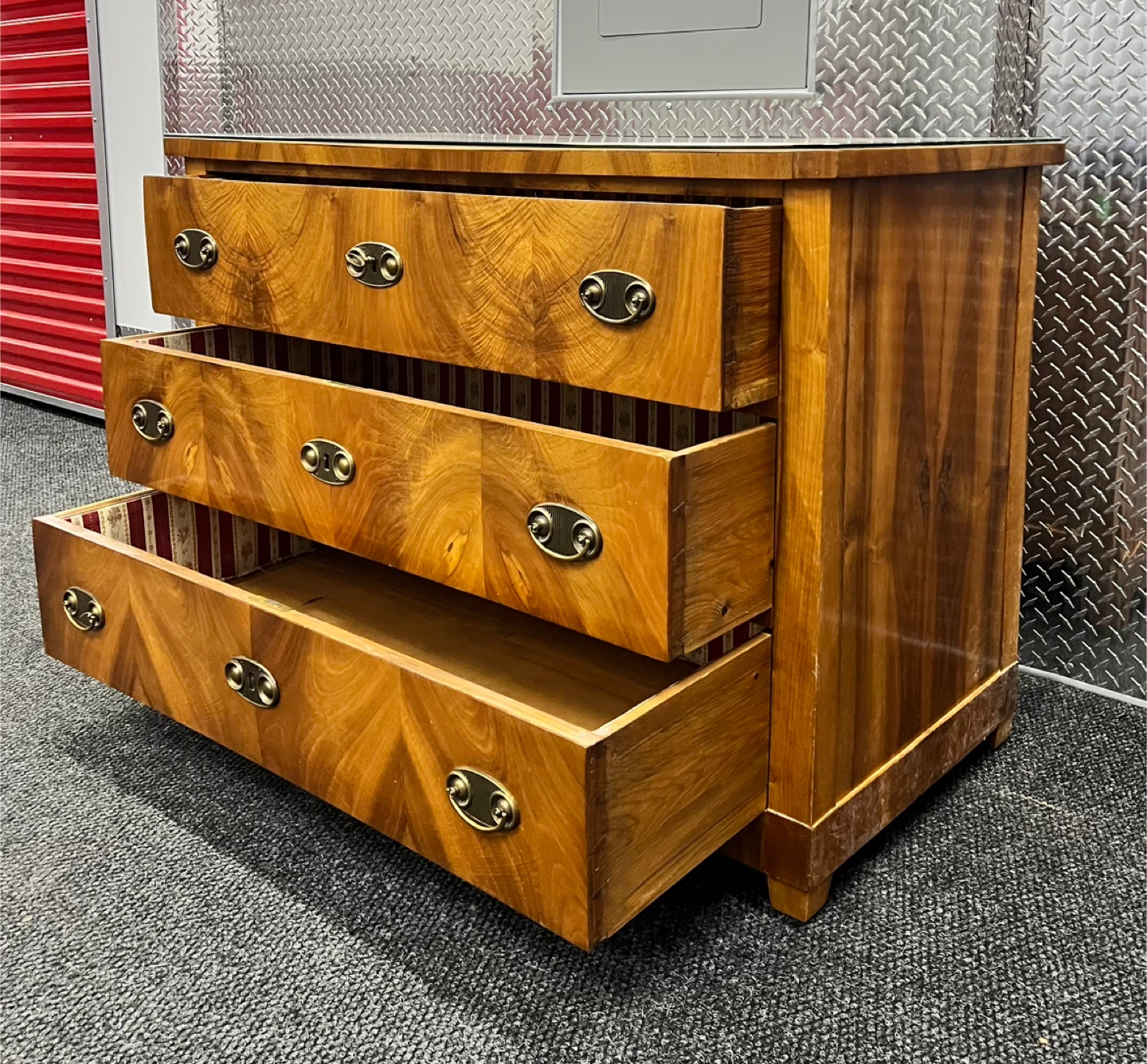 Vintage Art Deco 3-Drawer Chest (FREE DELIVERY) - photo 5