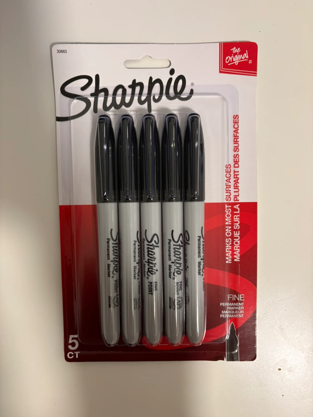 Sharpie Fine Point Permanent Markers (5 Count)