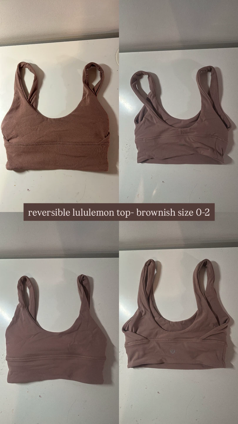 Lululemon Reversible Top - Brownish Size 0-2