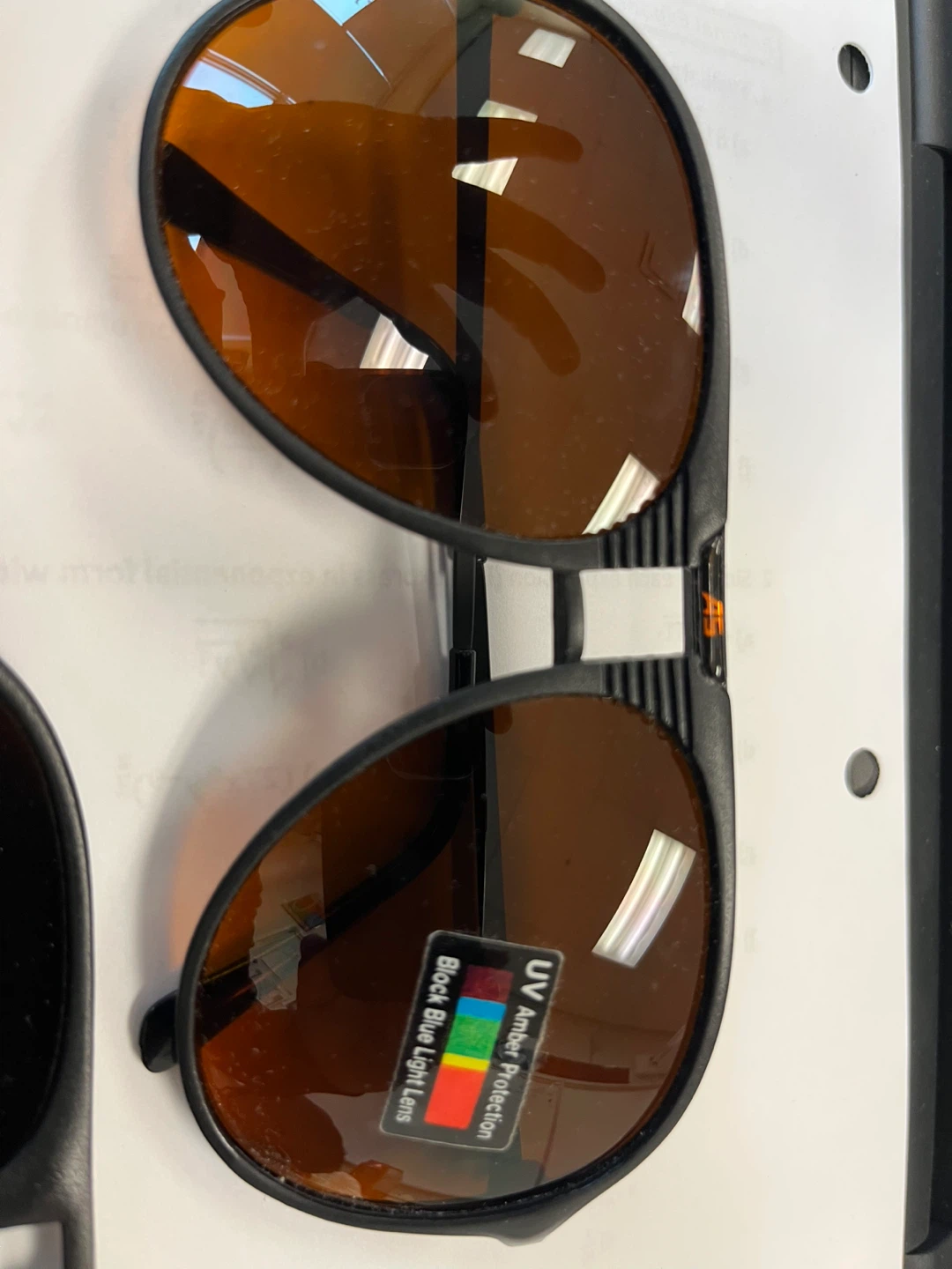 AmberShade Clip-On Sunglasses