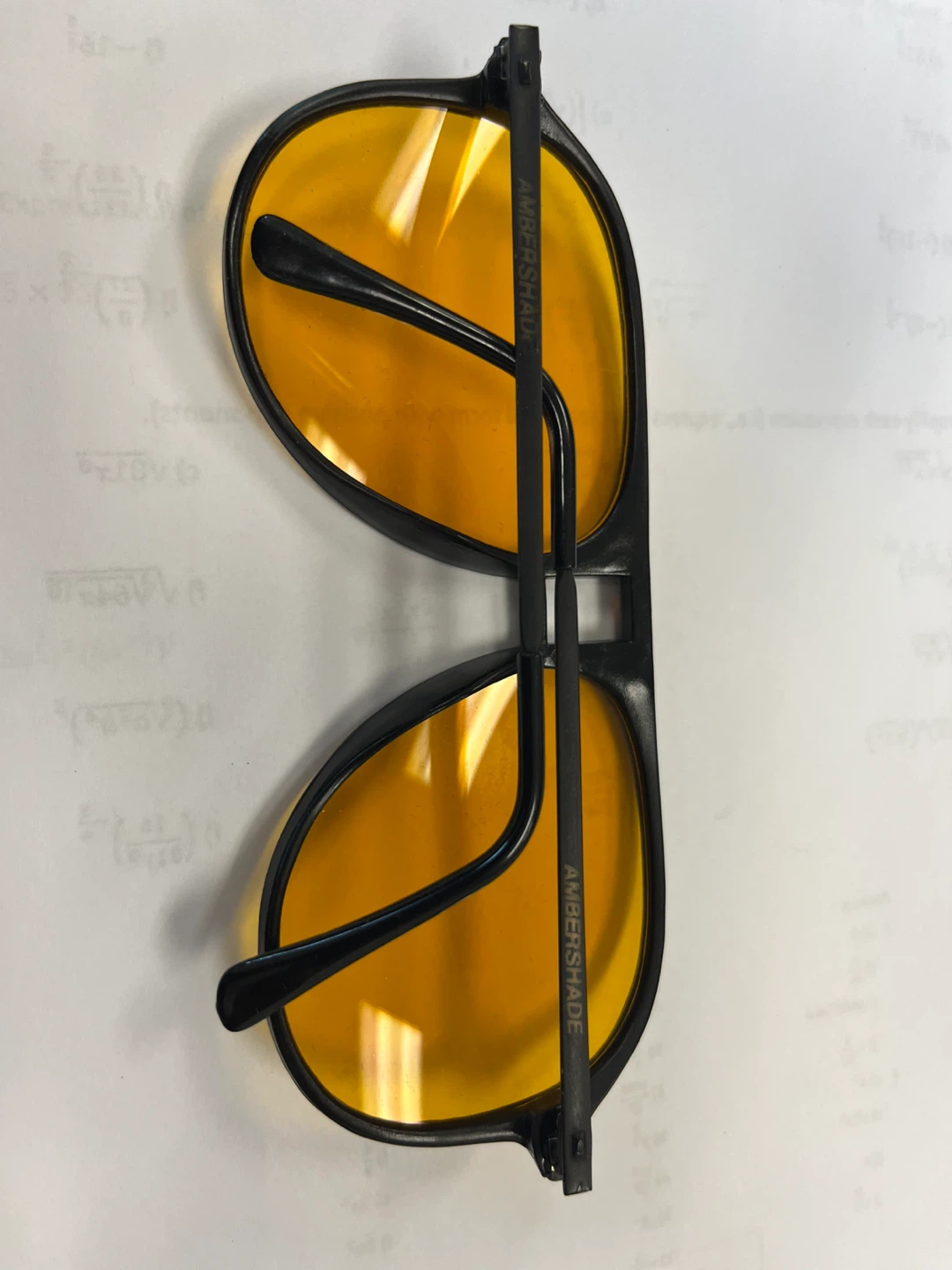 Amber shade aviator sun glasses - photo 2