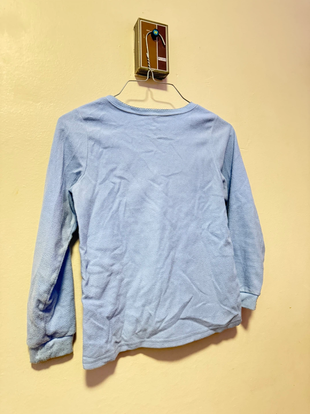 Carter's Blue Rainbow Fleece Pajamas Size 10 - photo 5