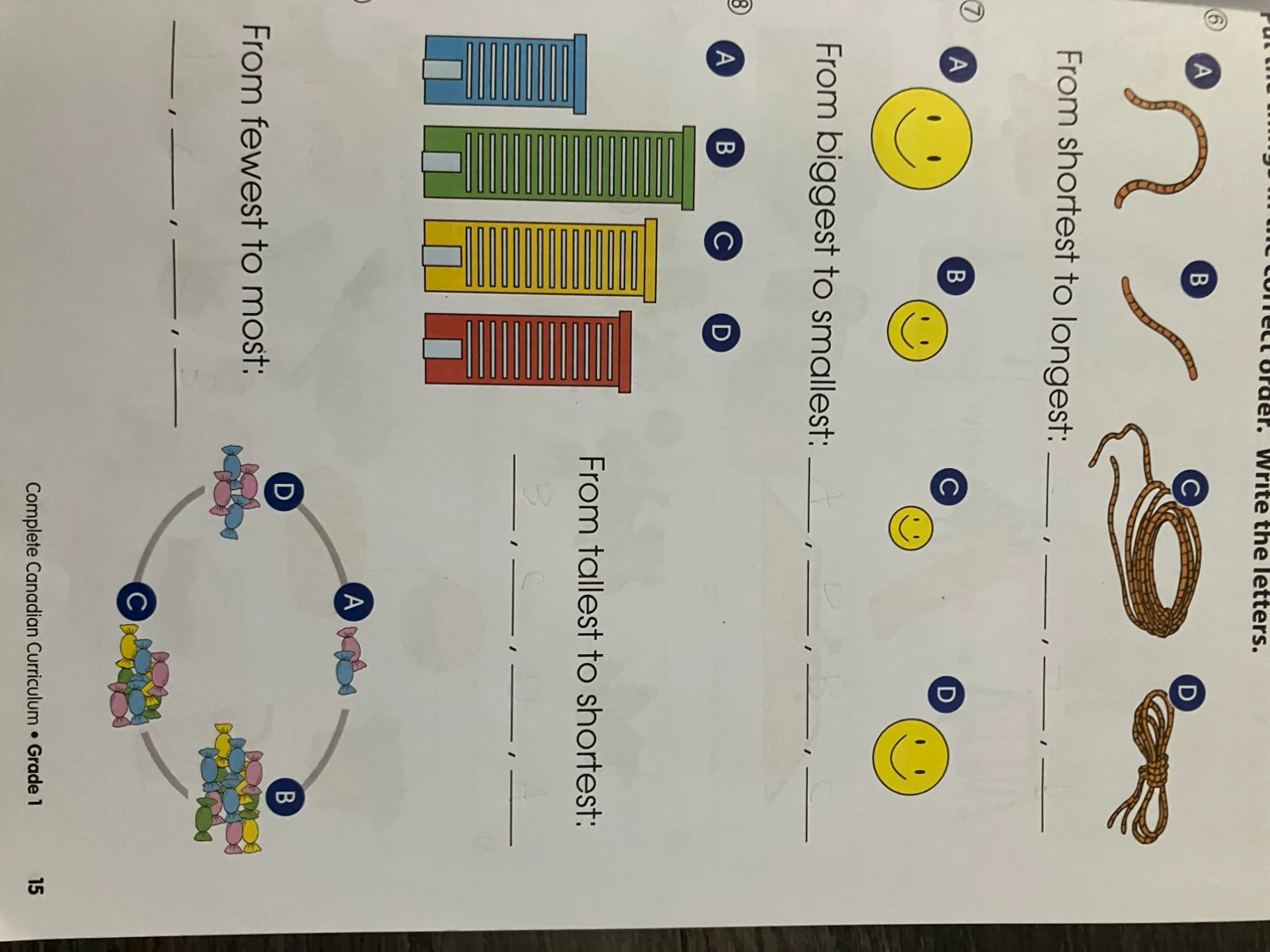 Complete Canadian Curriculum Grade 1 Workbook - photo 4