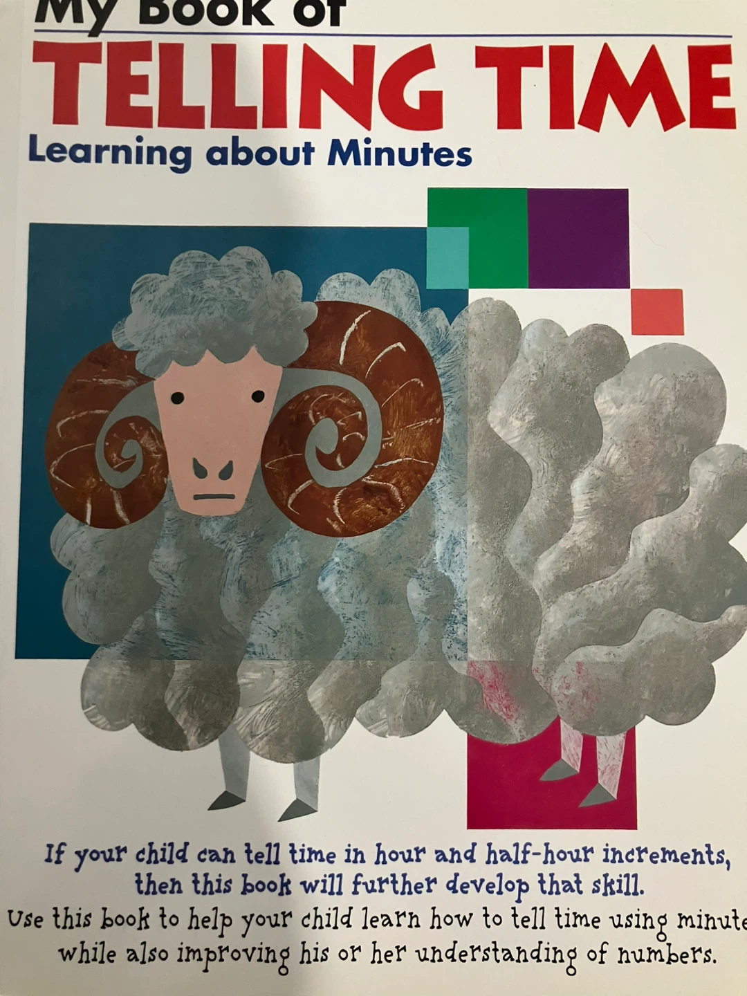My Book of Telling Time Learning about Minutes Educational Book