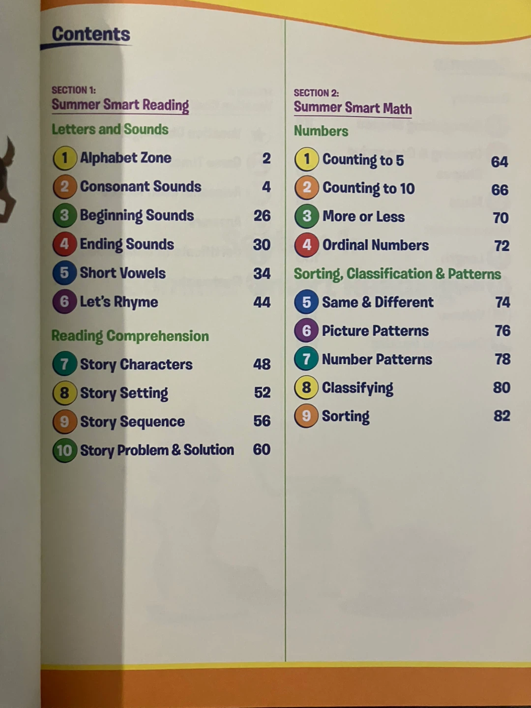 Sylvan Learning Summer Smart K-1 Reading & Math Workbook - photo 3