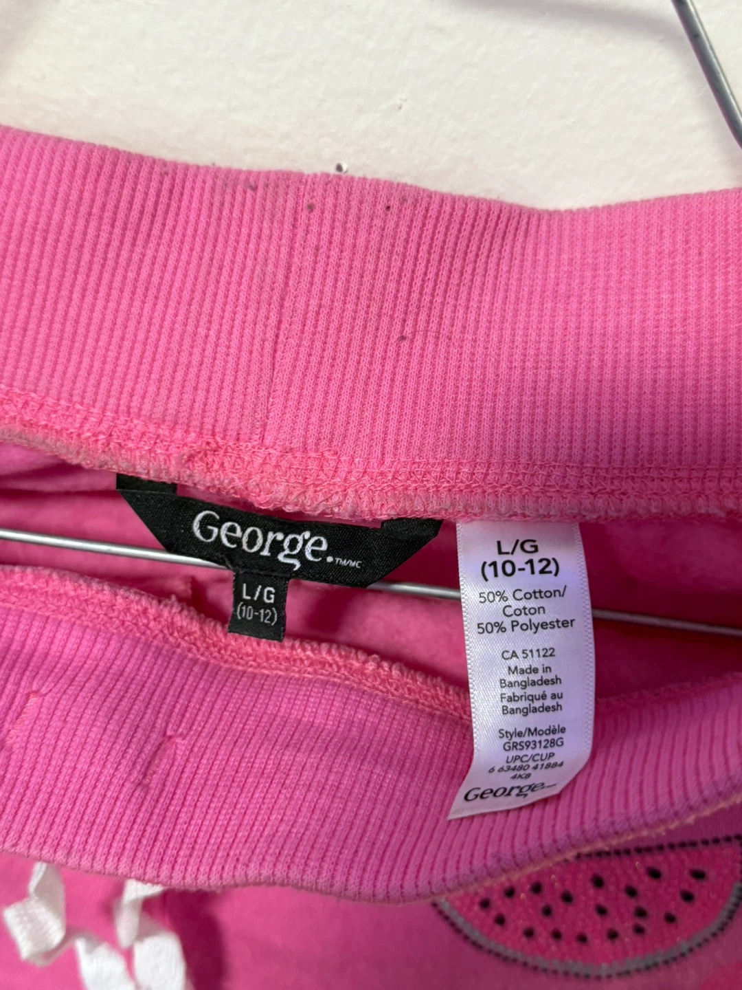 George Kids Pink Sweatpants with Rainbow and Watermelon - photo 2