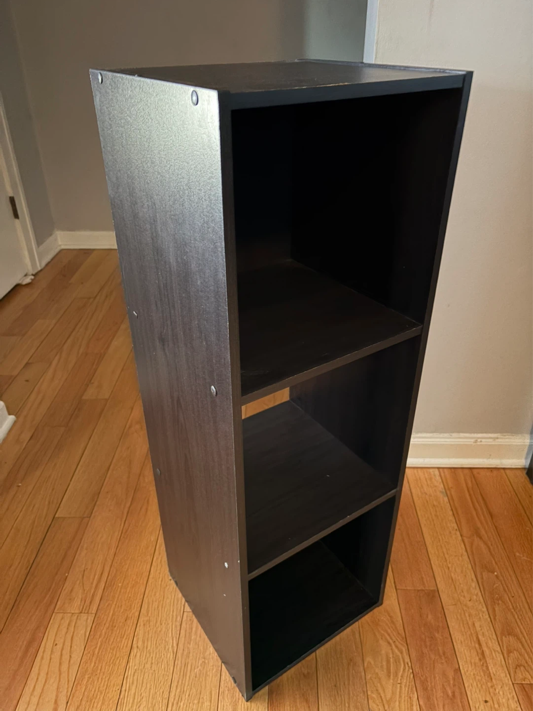 Dark Brown 3-Shelf Bookshelf - photo 2