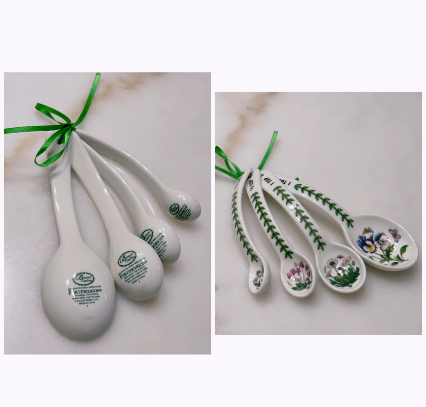 Portmeirion Botanic Garden Ceramic Measuring Cups and Spoons Set - photo 5