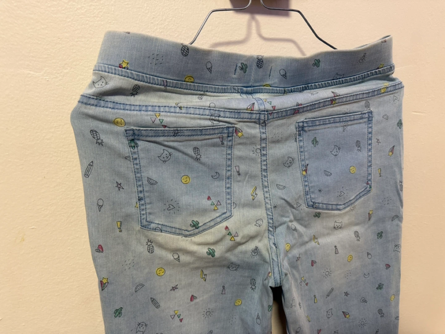 George Girls' Light Wash Denim Jeans Size 16 - photo 4