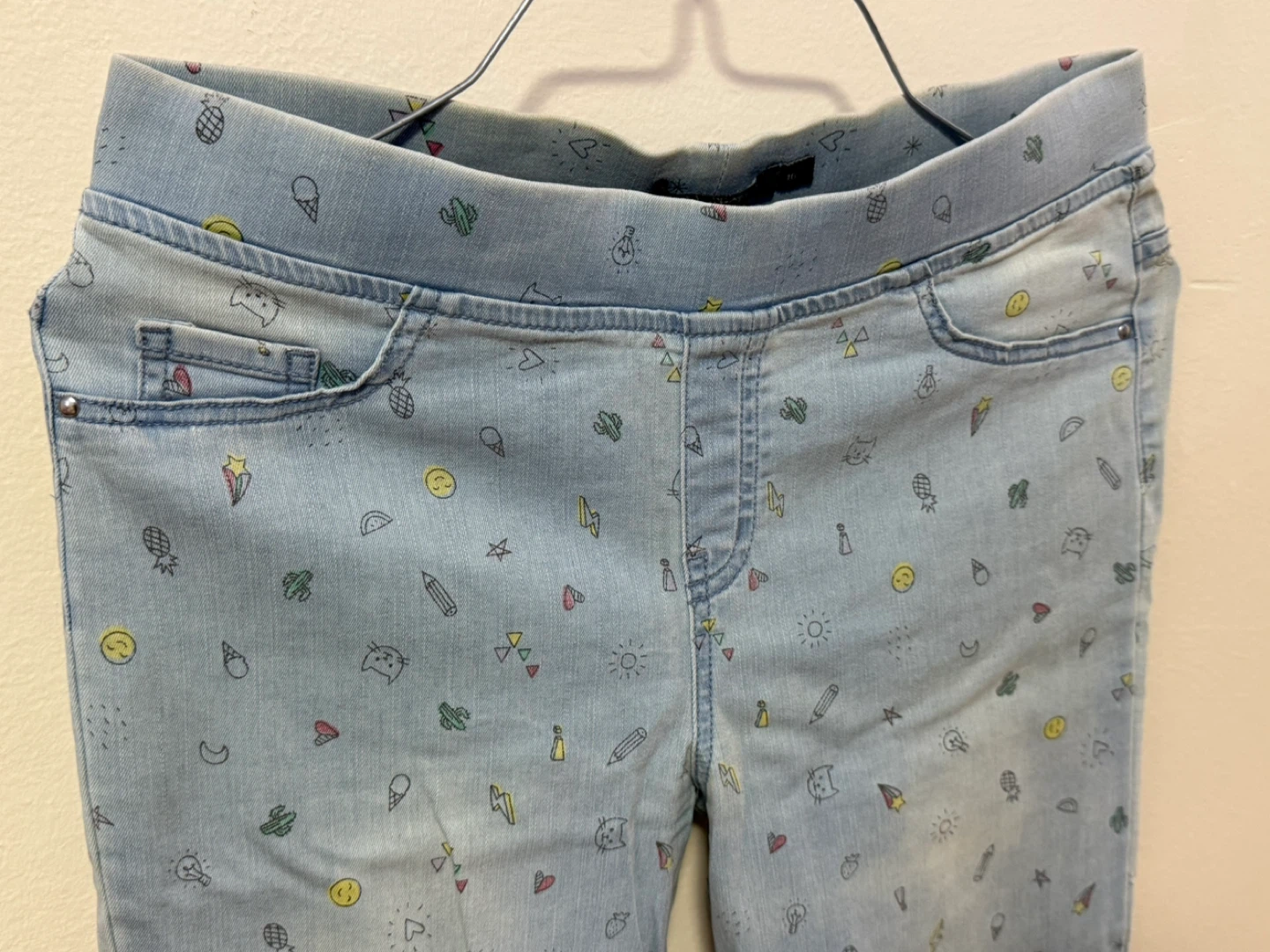George Girls' Light Wash Denim Jeans Size 16 - photo 2